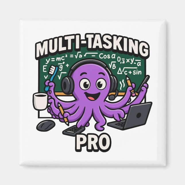 Íman Multitarefa Octopus Classroom Learning Pro (Frente)