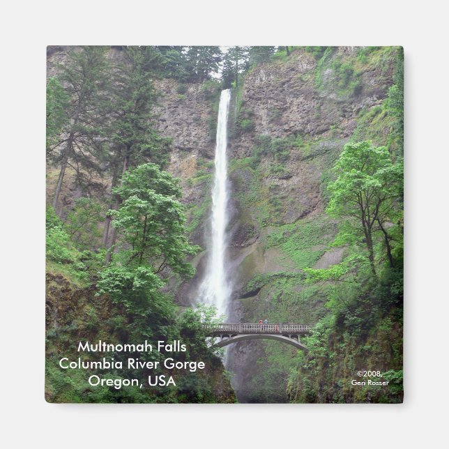 Íman Multnomah Falls Magnet (Frente)
