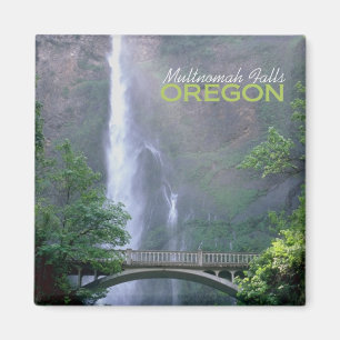 Íman Multnomah Falls Oregon Viagem Souvenir Magnet