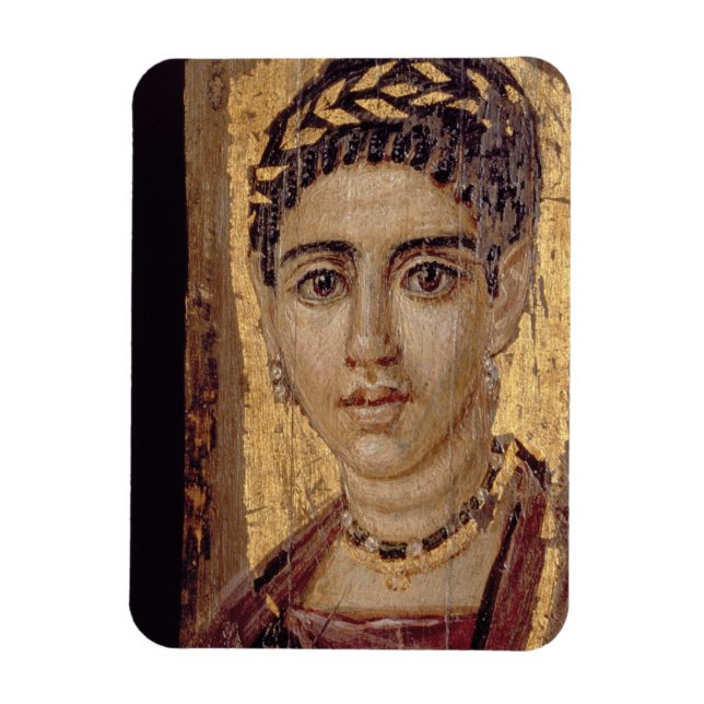 Íman Mummy Retrato de uma Mulher, de Fayum, Romano-Egit (Vertical)