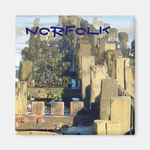 Íman Mundesley Beach Groin, Norfolk, Reino Unido