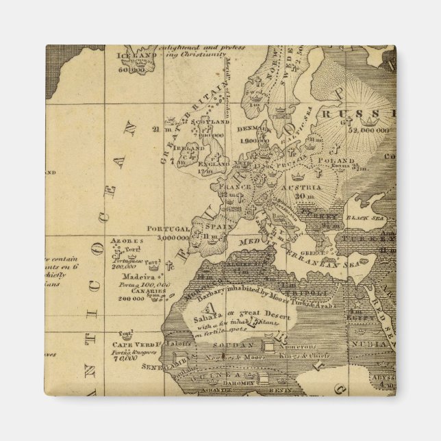 Íman Mundo habitado (Frente)