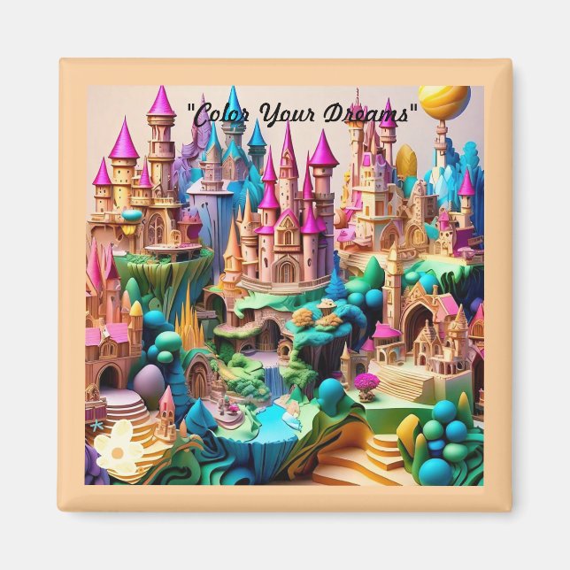 Íman "Mundos Fantásticos Descobertos" (Frente)