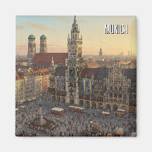 Munich Marienplatz Alemanha Viagem