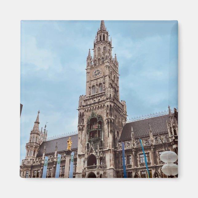 Íman Munique, Alemanha Colorida Europa (Frente)