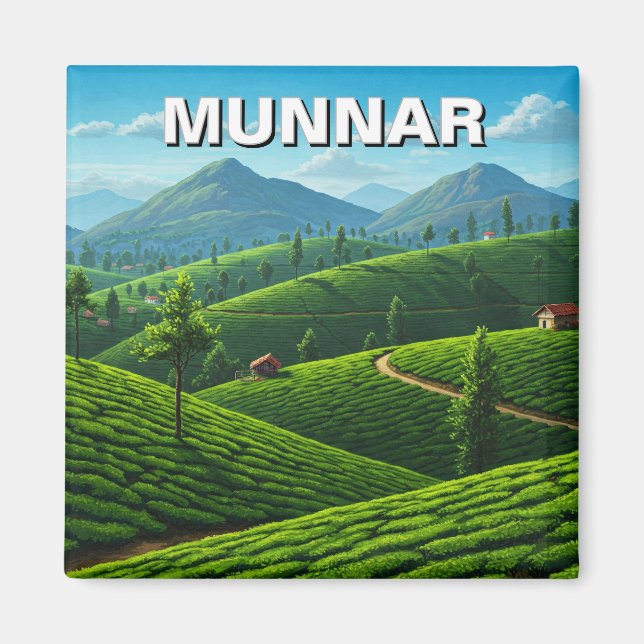 Íman Munnar Kerala India Tea Plantation (Frente)