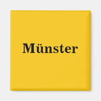 Münster Magnet Schild Dourada Gleb