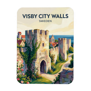 Íman Muralhas da Cidade de Visby Suécia