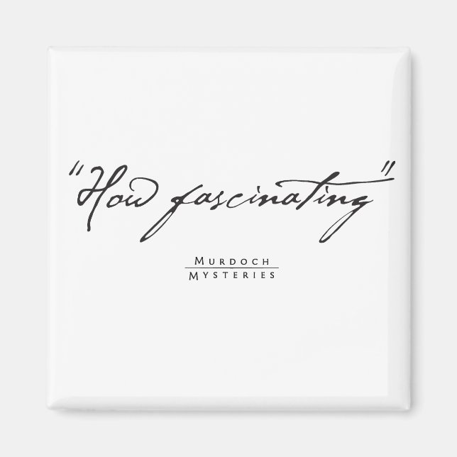 Íman Murdoch Mysters Cite Magnet (Frente)