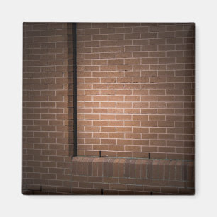 Íman Muro de tijolos vermelhos texturizado