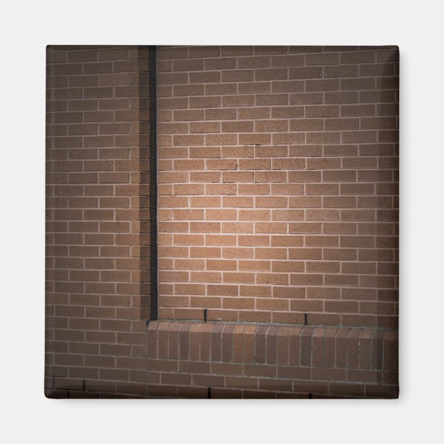 Íman Muro de tijolos vermelhos texturizado (Frente)
