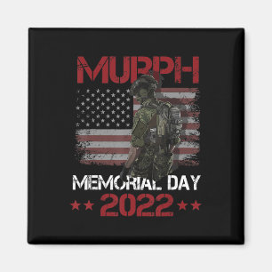 Íman Murph 2022 Feliz Memorial Dia 4 De Julho Bandeira
