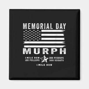 Íman Murph Challenge Memorial Day Workout Gym USA Flag