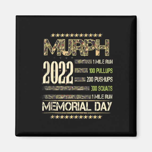 Íman Murph Memorial Day 2022 - para Levantadores de Pes (Frente)