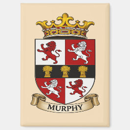 Íman Murphy Family Coat of Arms Magnet