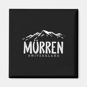 Íman Murren Suíça Montanhas Esquiador Suíço Esqui