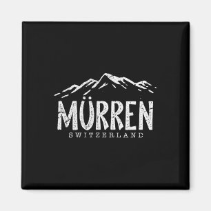 Íman Murren Suíça Montanhas Esquiador Suíço Esqui Di
