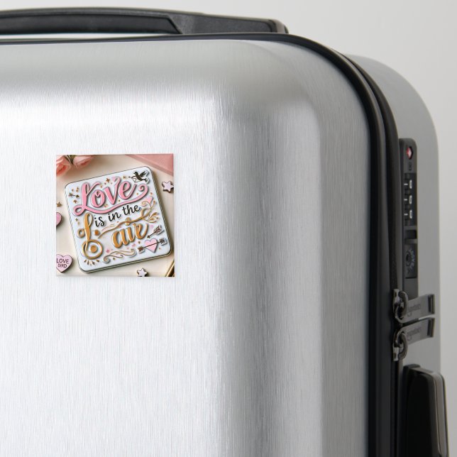 Íman Murugi Home & Decor Magnet Quadrado de Ar Romântic (In Situ (Luggage))