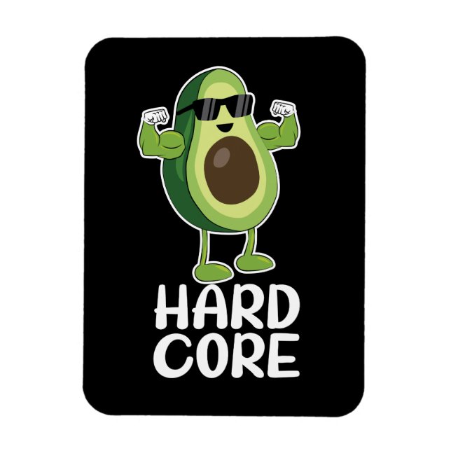 Íman Muscular Hardcore Avocado Funny (Vertical)