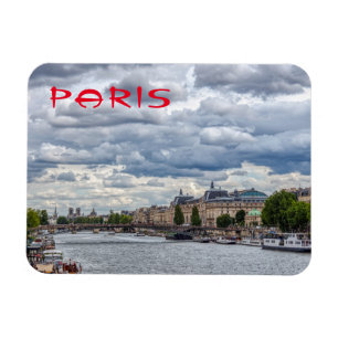 Íman Musée d'Orsay e Seine River - Paris, França