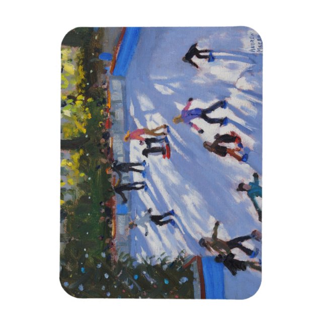 Íman Museu de História Natural da Patinação de Gelo 201 (Vertical)