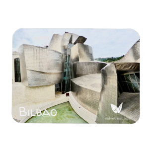 Íman Museu Guggenheim na imã de geladeira de Bilbao