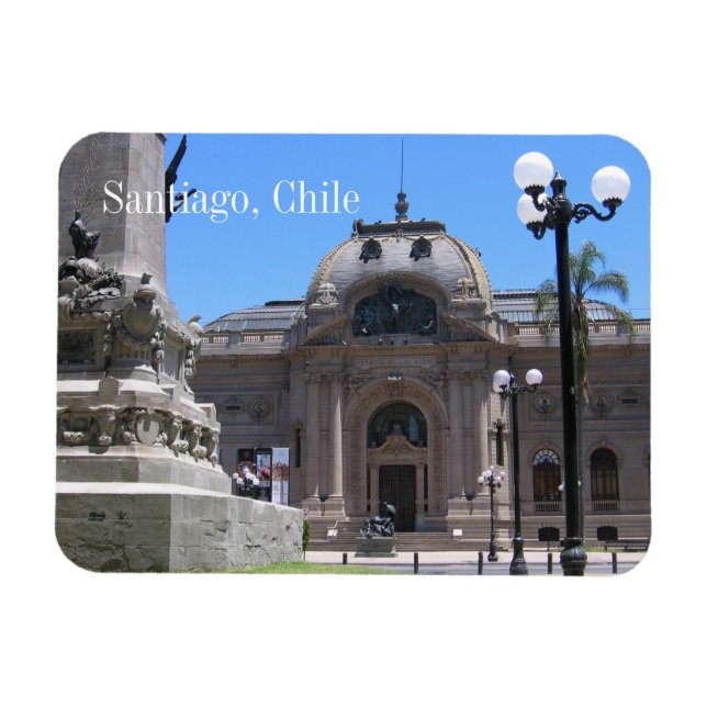 Íman Museu Nacional de Belas Artes, Santiago, Chile (Horizontal)