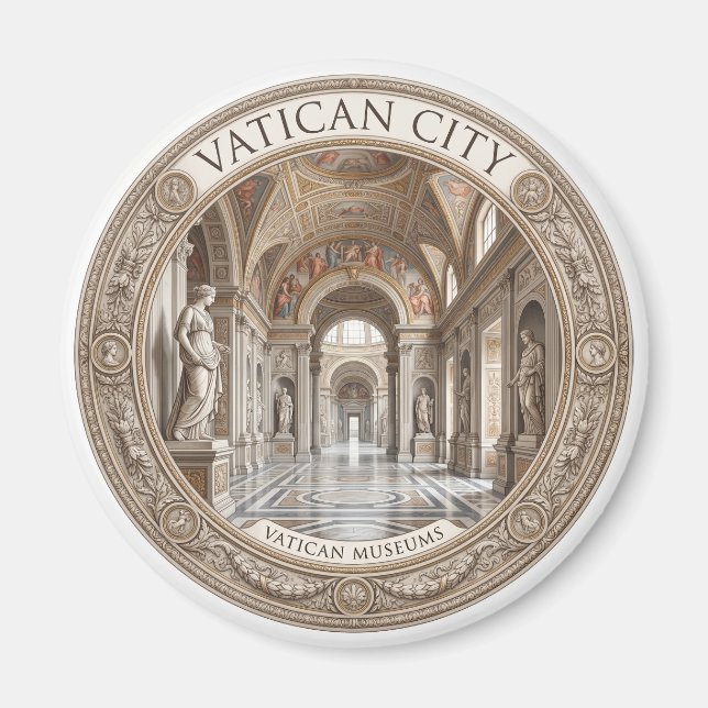 Íman Museus Vaticanos (Frente)