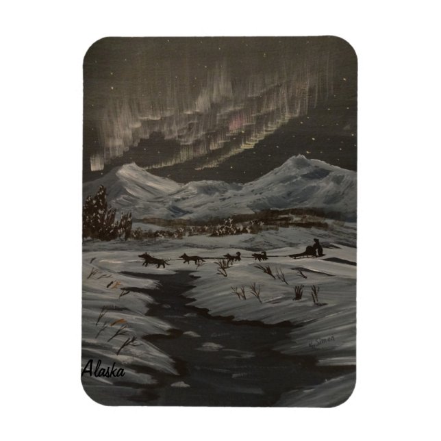 Íman Mushing Aurora (Vertical)