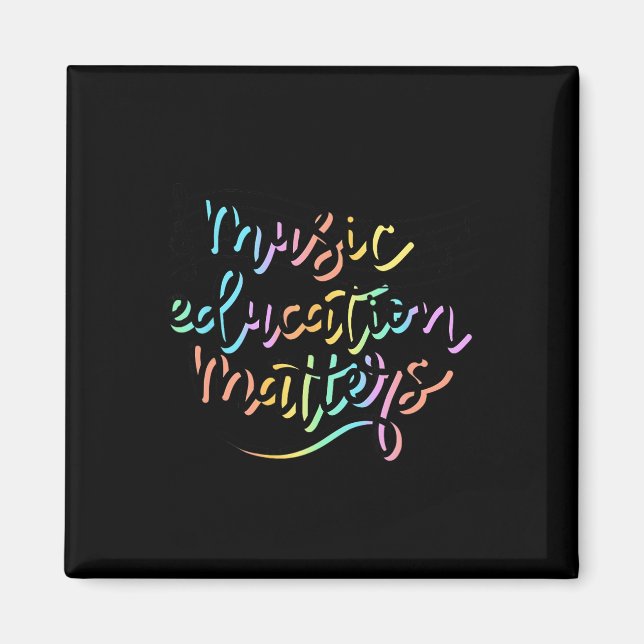 Íman Music Education Problems Music Teacher Appreciatio (Frente)