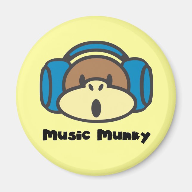 Íman Music Munky Magnet (Frente)