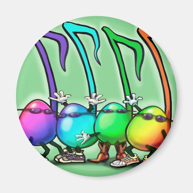 Íman Music Notes Party (Frente)