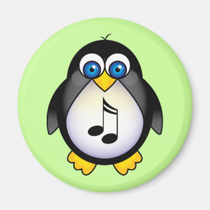 Íman Music Notes Penguin Gift