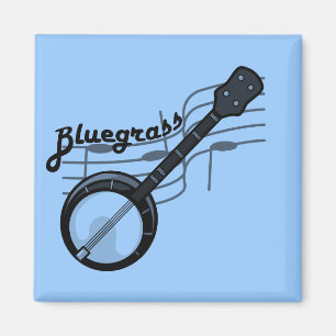 Íman Música Bluegrass com banjo