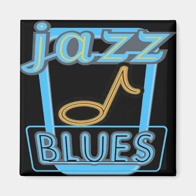 Íman Música Blues do Magnet-Jazz- (Frente)