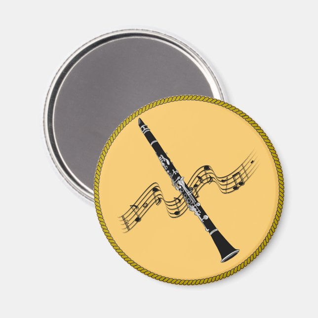 Íman Música de Clarinete (Front/Back)