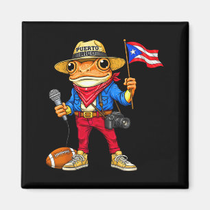 Íman Música de rua da rã coqui de Porto Rico futebolPue