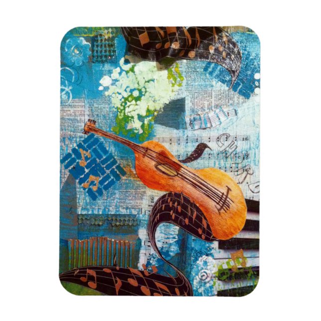 Íman Música de violão (Vertical)