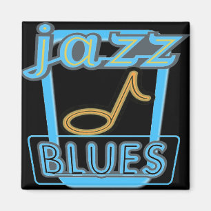 Íman Música dos azuis do Ímã-Jazz