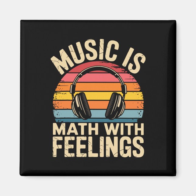 Íman Música É Matemática Com Sentimentos Professor De M (Frente)