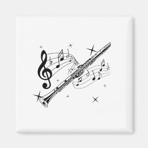 Íman Música Flute Presente por Instrumento Musical Fl