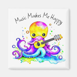 Íman Música Me Faz Feliz | Polvo Tocando Guitarra