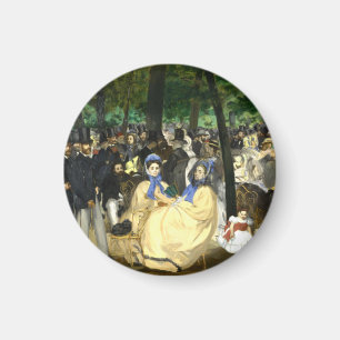 Íman Música nas Tullerias Edouard Manet