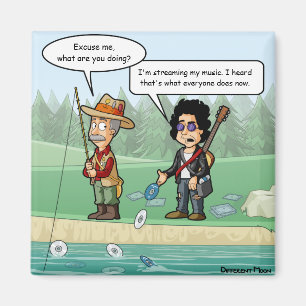 Íman Música que flui o ímã engraçado do refrigerado