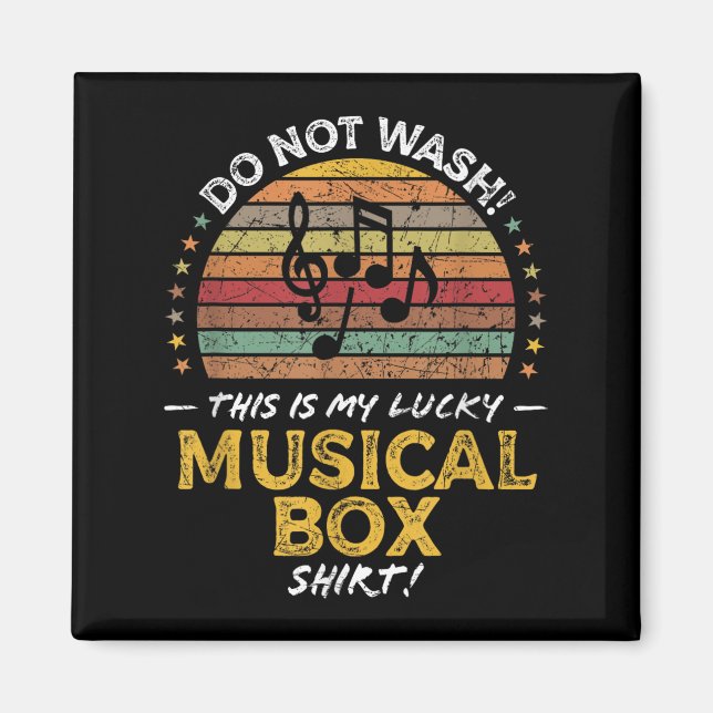 Íman Musical Box Funny Quote Gráfico (Frente)