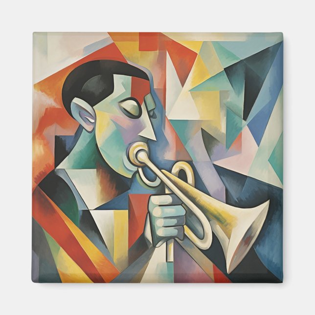 Íman Músico de Jazz Contemporâneo (Frente)