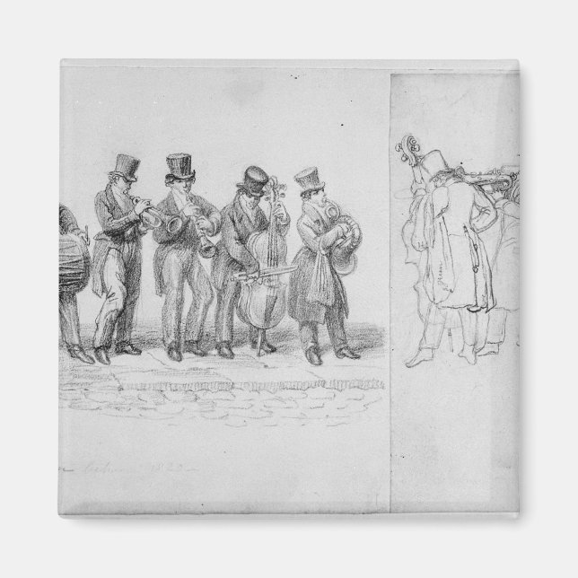 Íman Músicos da London Street, c.1820-30 (Frente)
