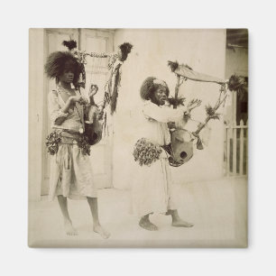Íman Músicos de Nubian (foto do sepia)