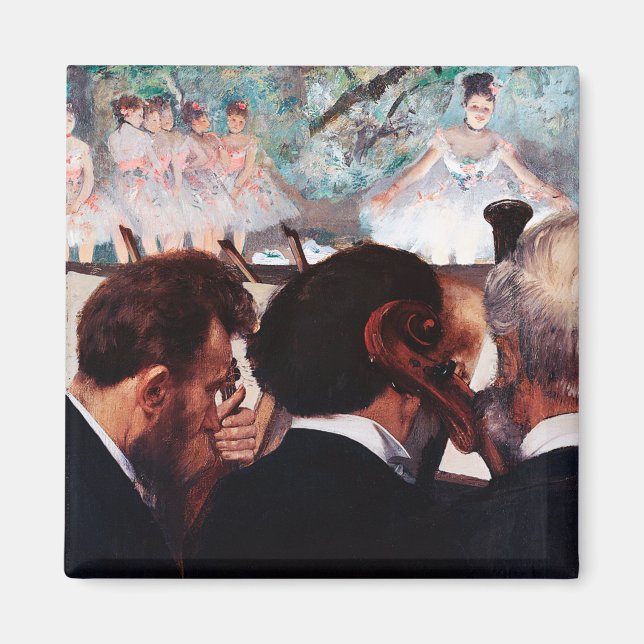 Íman Músicos de orquestra, Edgar Degas (Frente)