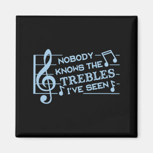 Íman Músicos Engraçados Treble Piada Trocadilho Profess